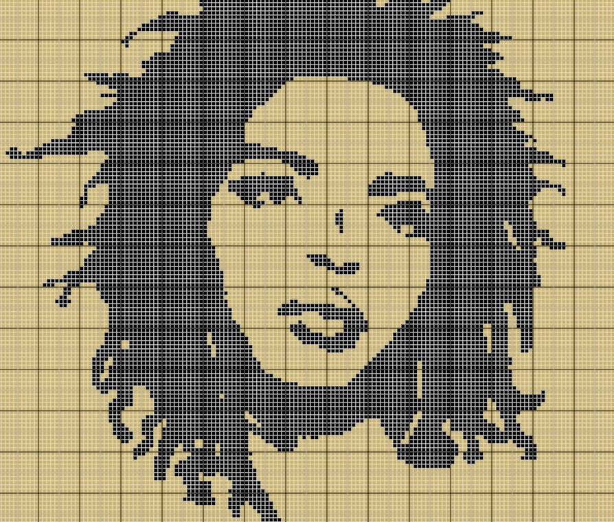 Lauryn Hill Crochet Grid Pattern